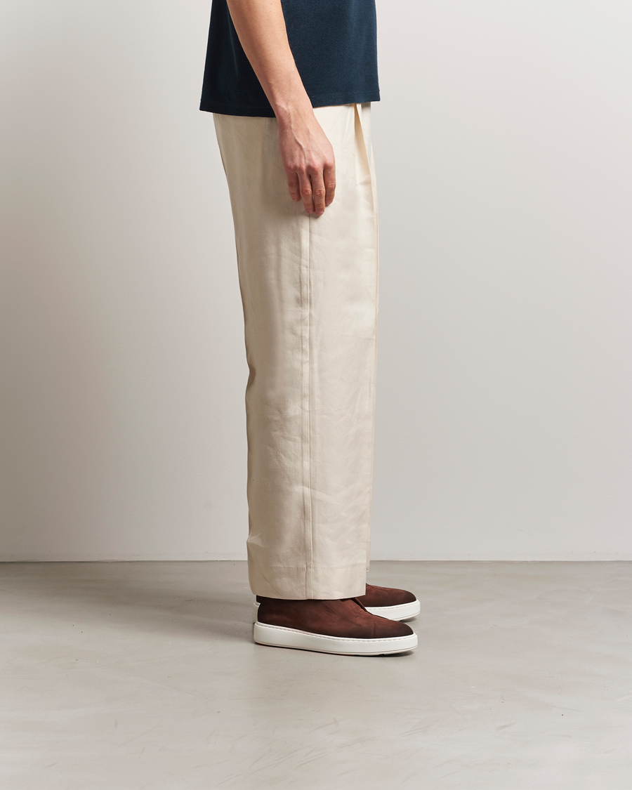 Men | Sneakers | Santoni | Cleanic No Lace Sneakers Brown Nubuck