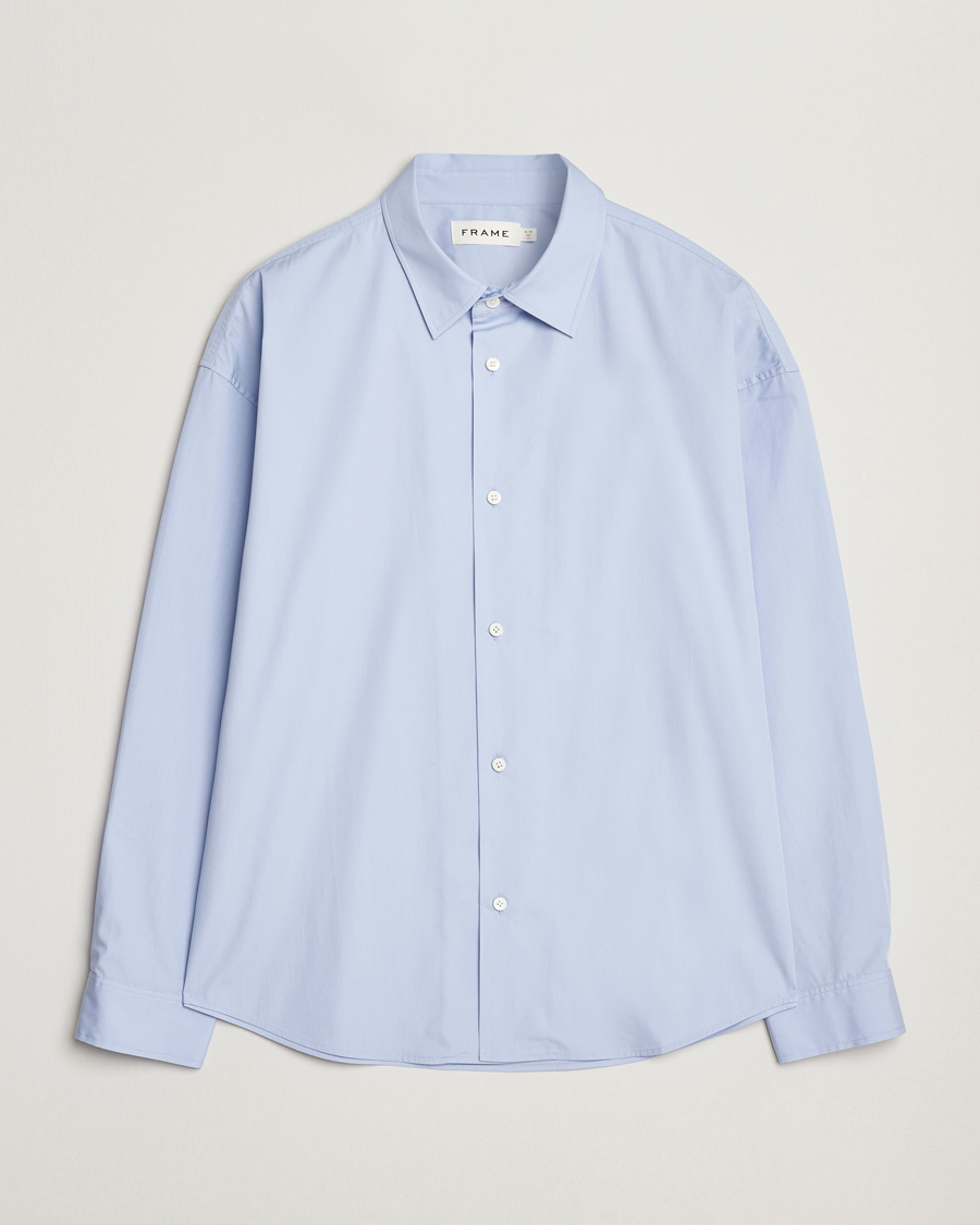 Men | Shirts | FRAME | Relaxed Cotton Shirt Light Blue