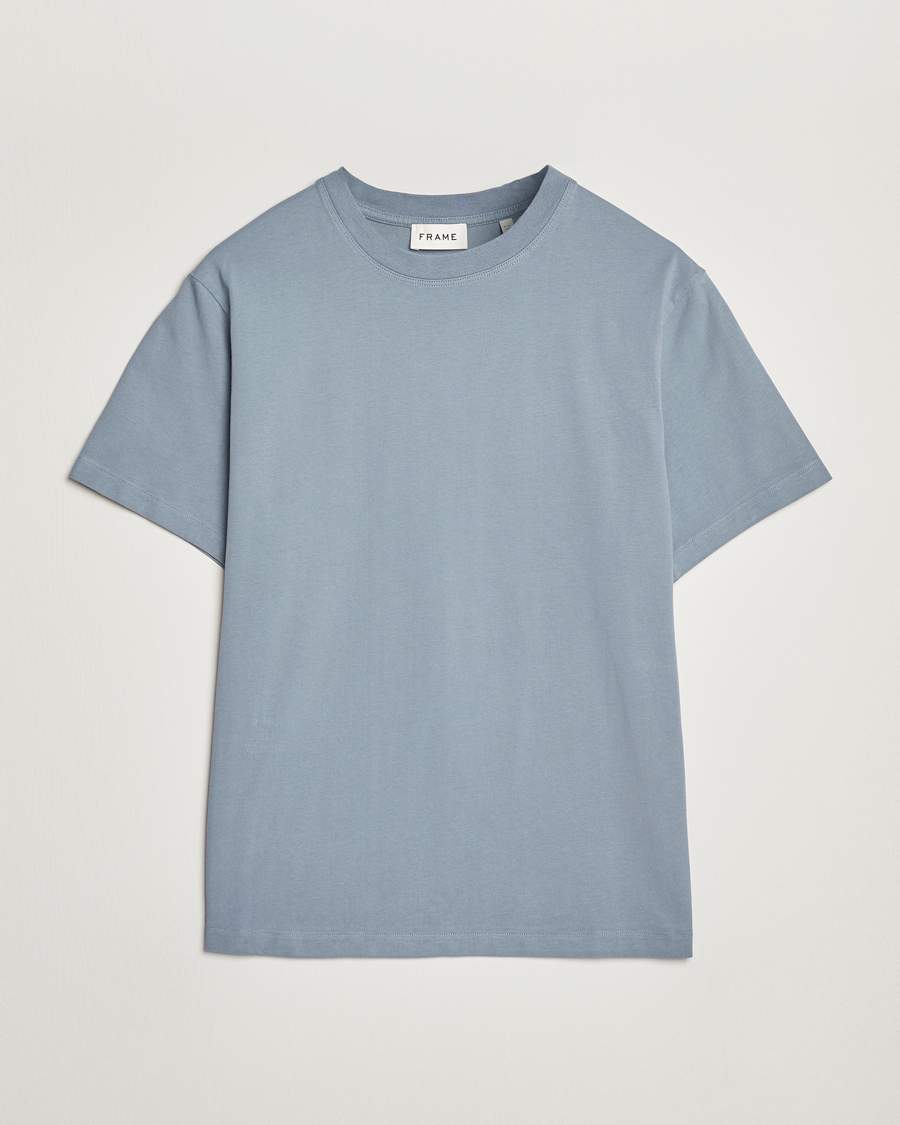 Men | T-Shirts | FRAME | Logo T-Shirt Smoky Blue