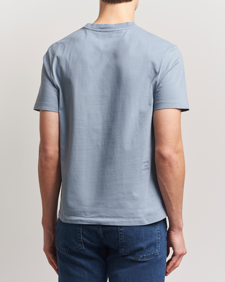 Men | T-Shirts | FRAME | Logo T-Shirt Smoky Blue