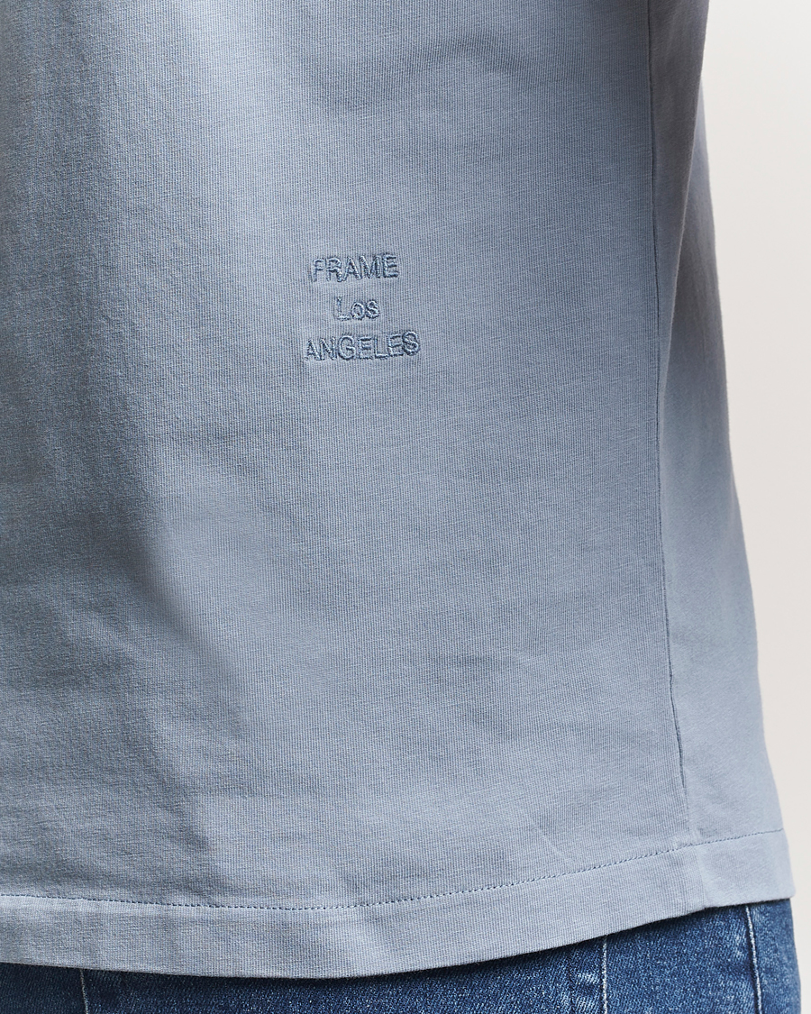 Men | T-Shirts | FRAME | Logo T-Shirt Smoky Blue