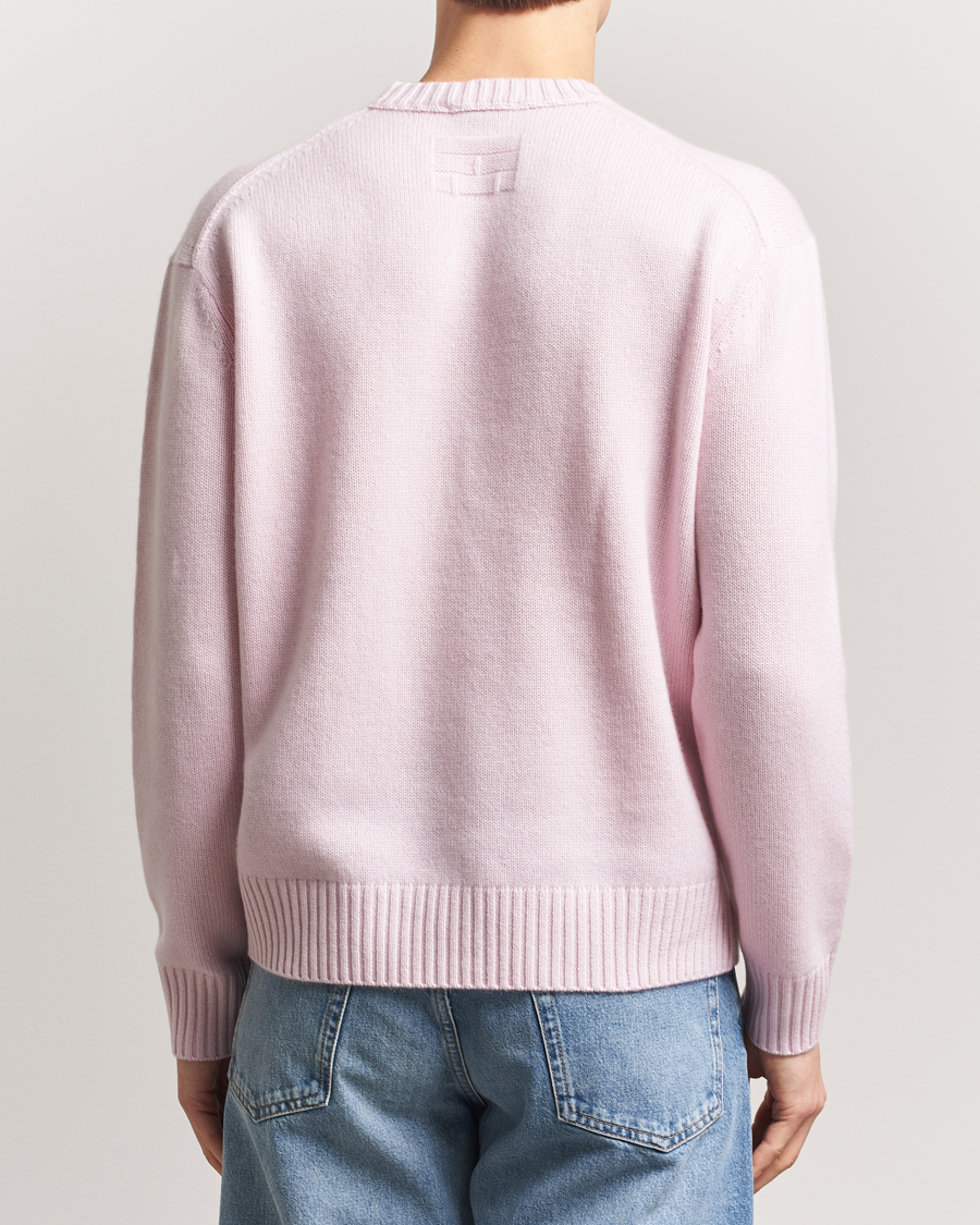 Men | Sweaters & Knitwear | FRAME | Cashmere Crewneck Light Pink