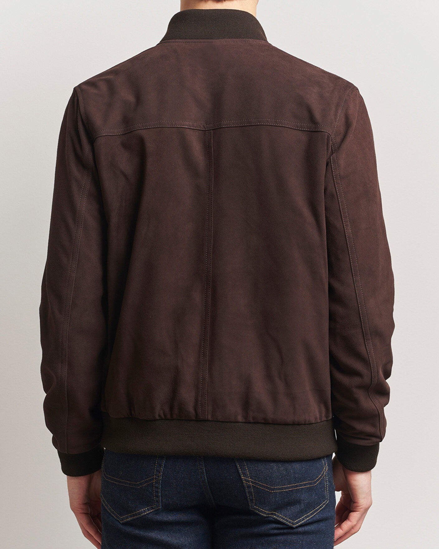 Men | Coats & Jackets | Valstar | Valstarino Suede Jacket Dark Brown