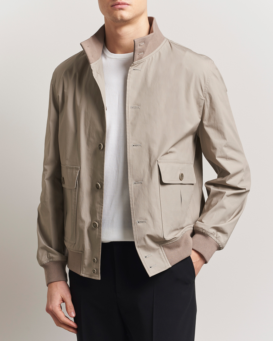 Men | Coats & Jackets | Valstar | Valstarino Lightweight Cotton Jacket Desert