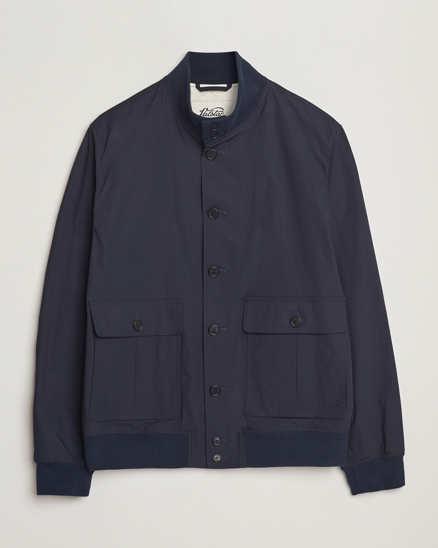 Men | Coats & Jackets | Valstar | Valstarino Lightweight Cotton Jacket Navy