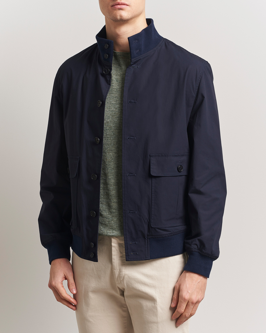 Men | Coats & Jackets | Valstar | Valstarino Lightweight Cotton Jacket Navy