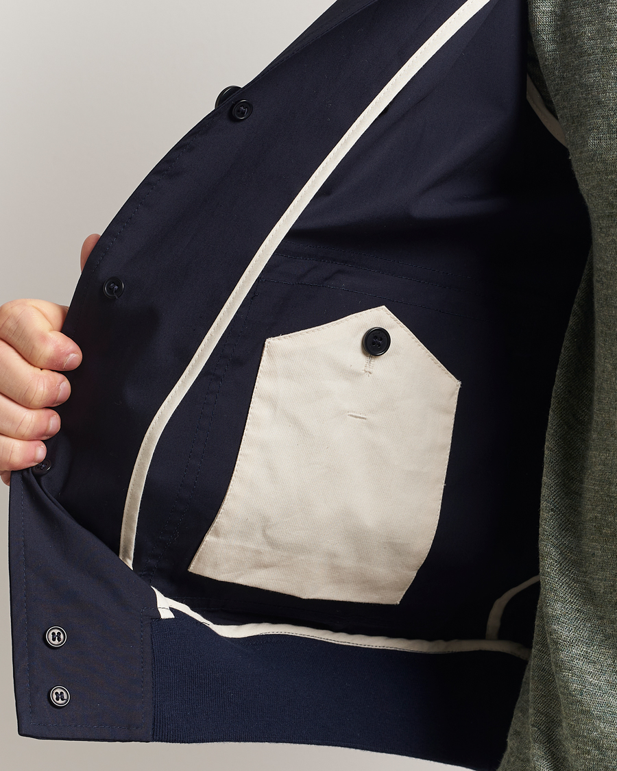 Men | Coats & Jackets | Valstar | Valstarino Lightweight Cotton Jacket Navy