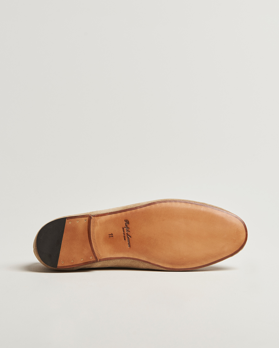 Men | Loafers | Ralph Lauren Purple Label | Penny Loafers Beige