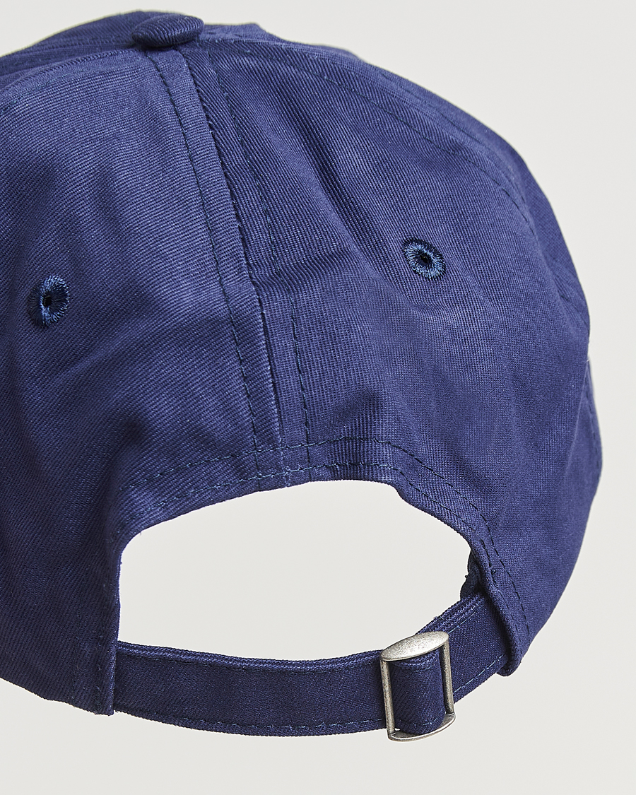 Men | Hats & Caps | Drake's | Petal Flower Baseball Cap Navy