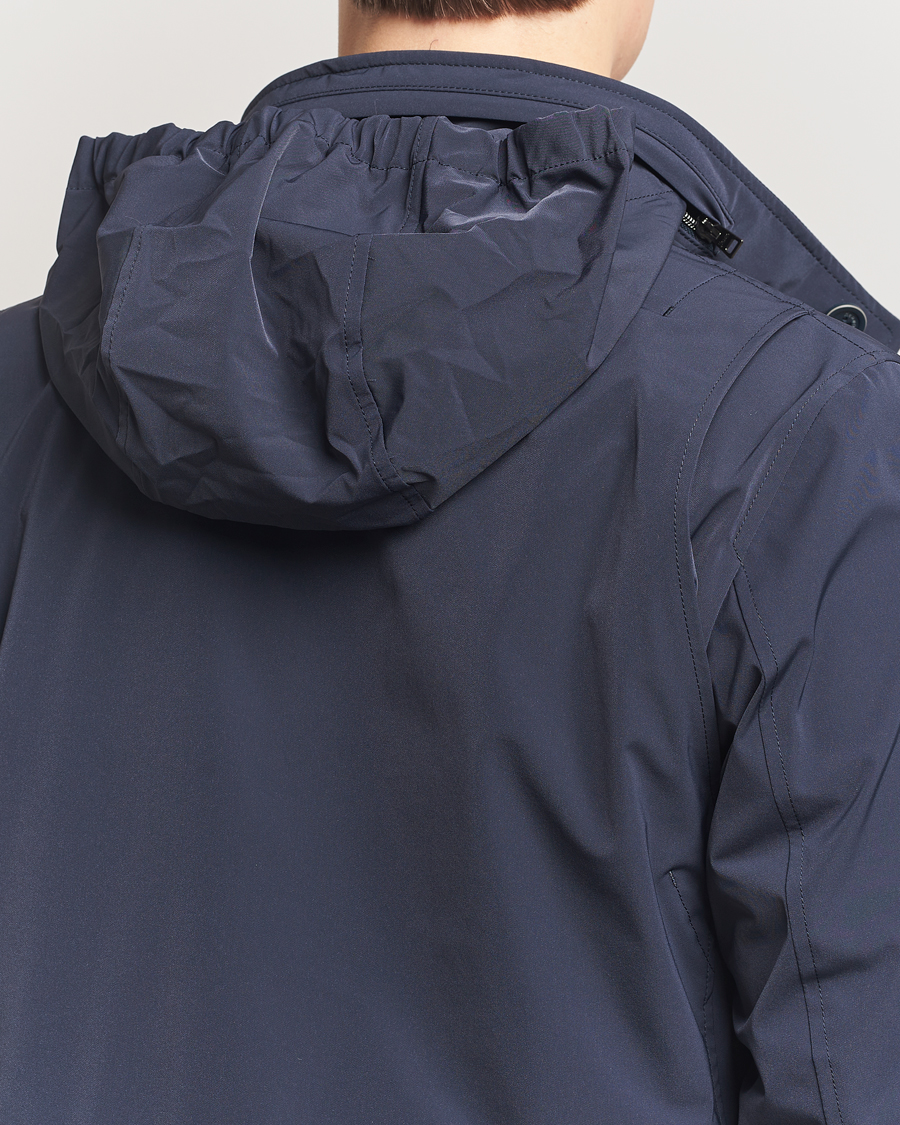 Men | Coats & Jackets | Herno | Soft Nylon Field Jacket Navy