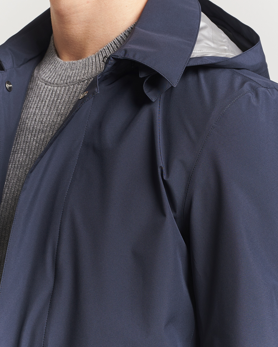 Men | Coats & Jackets | Herno | Gore-Tex Coat Navy
