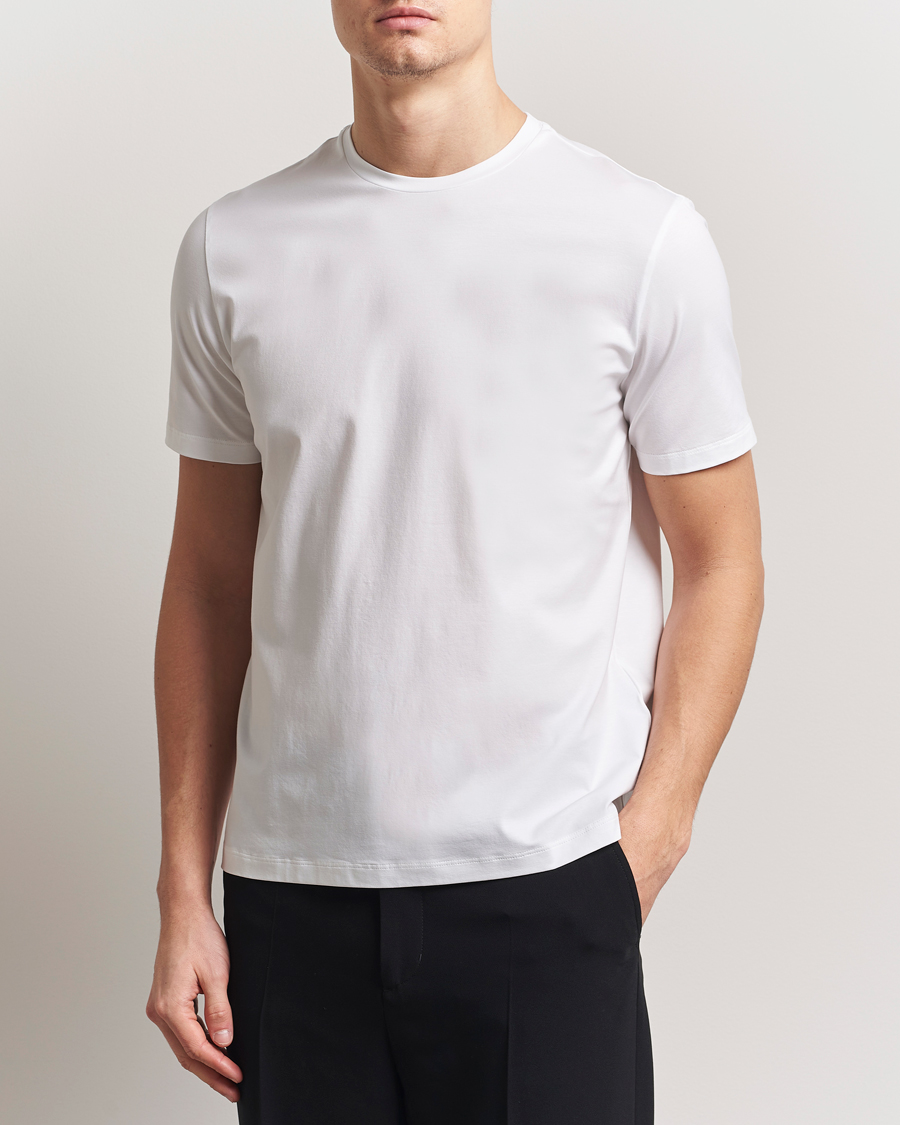 Men | T-Shirts | Herno | Cotton/Stretch T-Shirt White