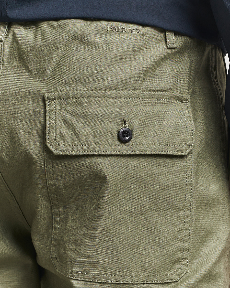 Men | Trousers | Incotex | Regular Fit Cargo Pants Military