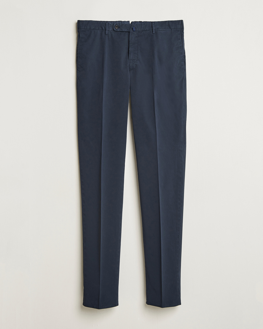 Men | Trousers | Incotex | Regular Fit Comfort Chinos Navy