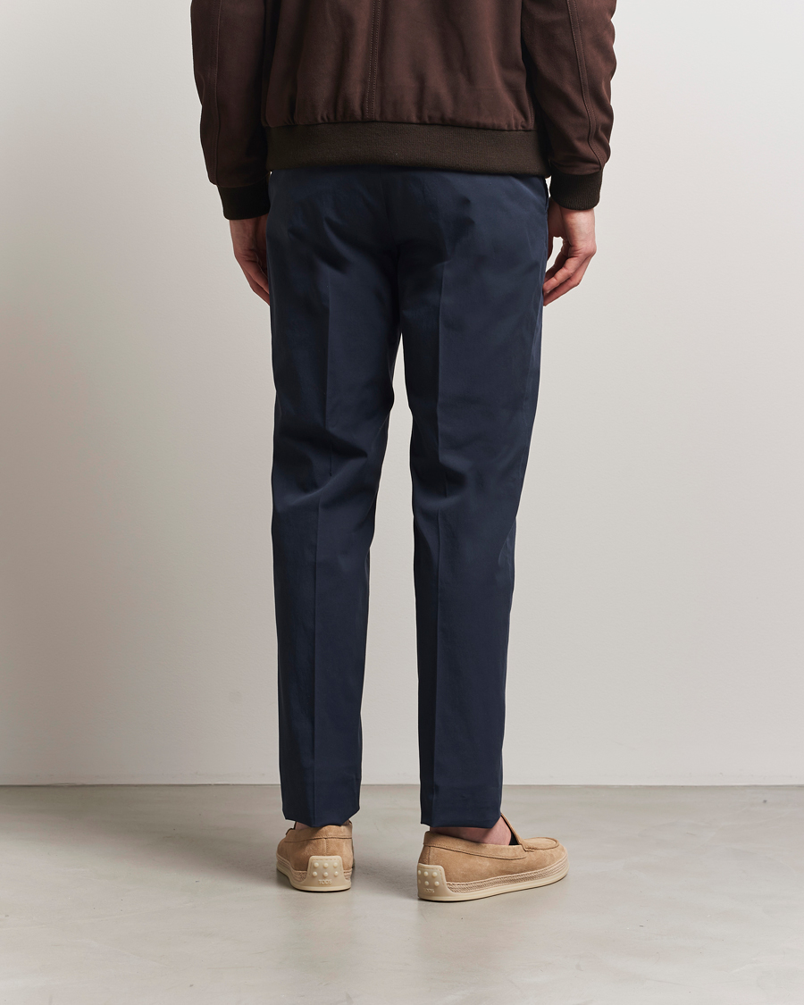 Men | Trousers | Incotex | Regular Fit Comfort Chinos Navy