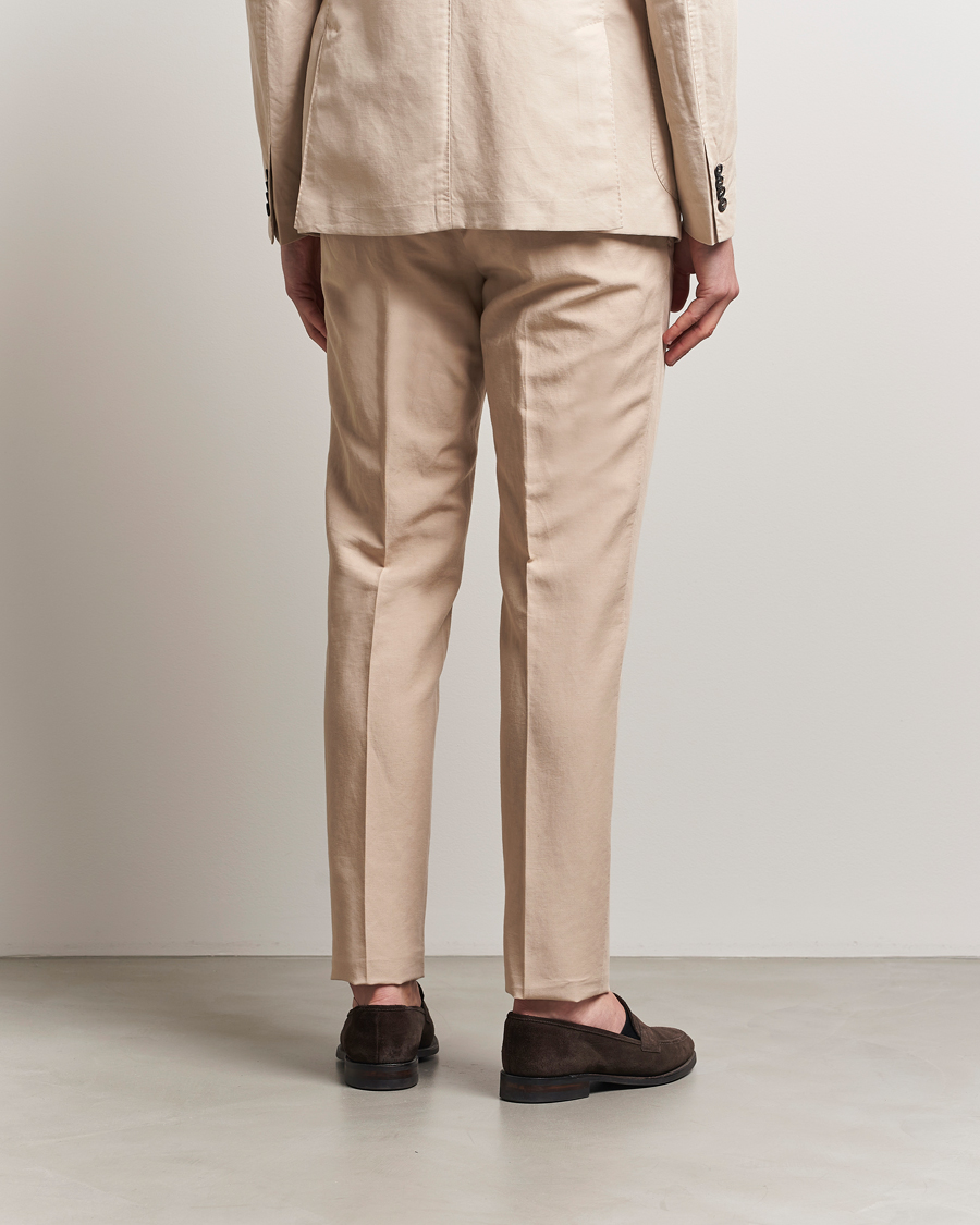 Men | Trousers | Incotex | Slim Fit Chinolino Trousers Beige