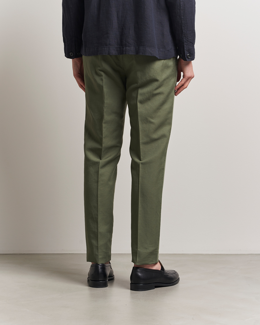 Men | Trousers | Incotex | Slim Fit Chinolino Trousers Green