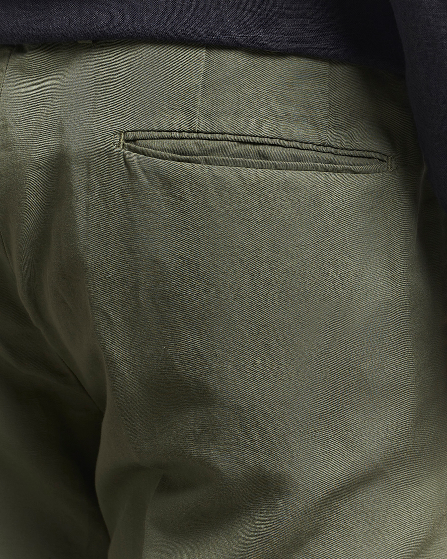 Men | Trousers | Incotex | Slim Fit Chinolino Trousers Green
