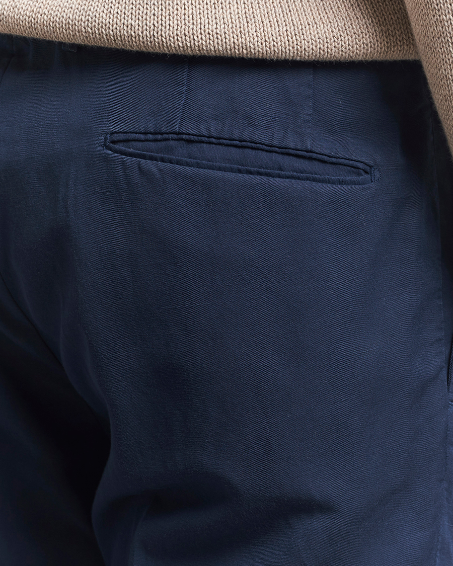Men | Trousers | Incotex | Slim Fit Chinolino Trousers Navy