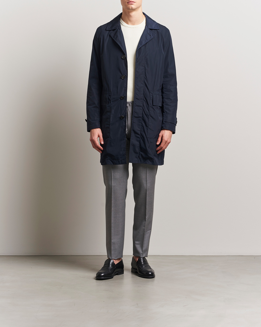 Men | Trousers | Incotex | Slim Fit Super 100s Wool Trousers Light Grey