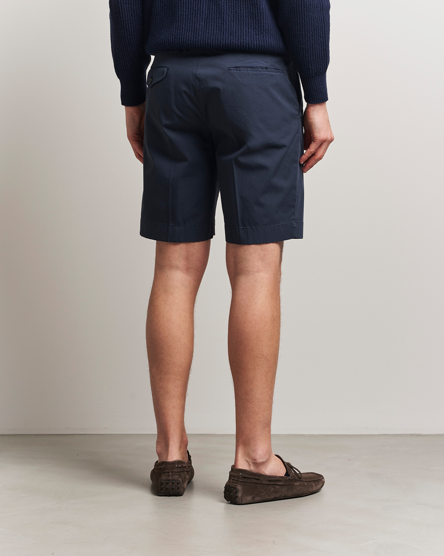 Men | Shorts | Incotex | Cotton Comfort Shorts Navy