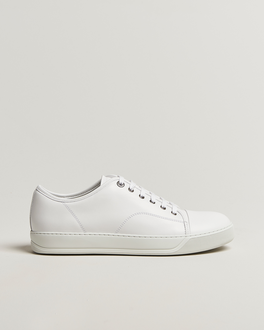 Men | Sneakers | Lanvin | Nappa Cap Toe Sneaker White