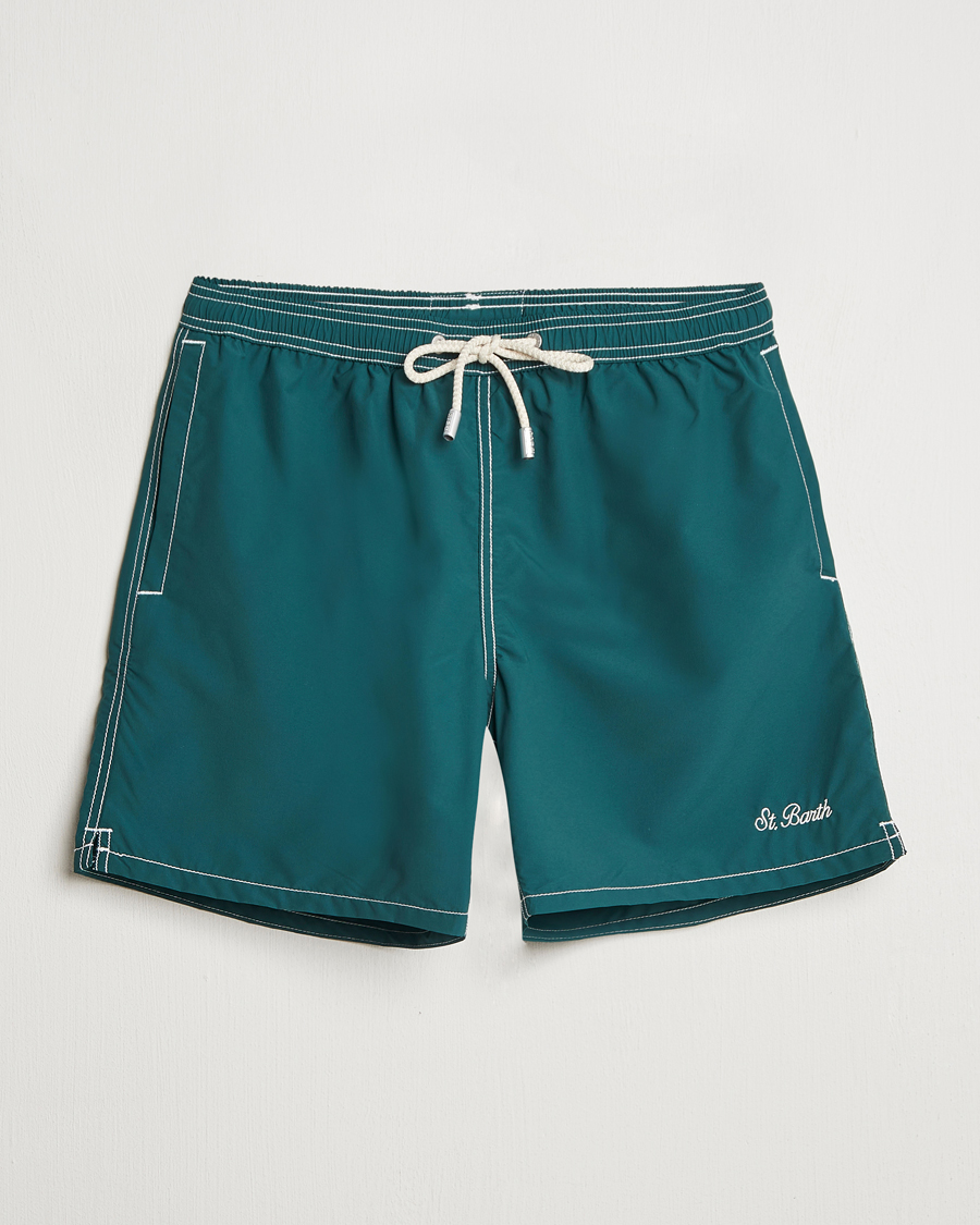 Men | Swimwear | MC2 Saint Barth | Nylon Swim Shorts British Green