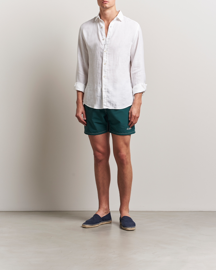 Men | Swimwear | MC2 Saint Barth | Nylon Swim Shorts British Green