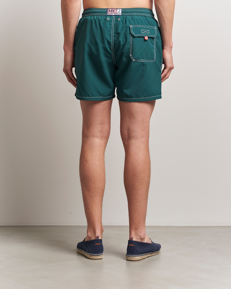 Men | Swimwear | MC2 Saint Barth | Nylon Swim Shorts British Green