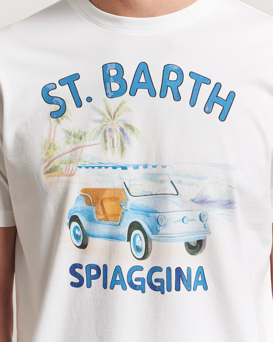 Men | T-Shirts | MC2 Saint Barth | Printed Cotton T-Shirt Spiaggina