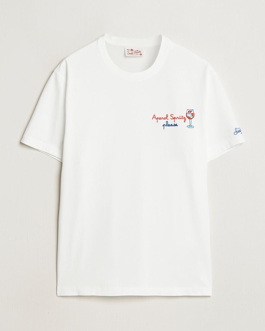 Men | T-Shirts | MC2 Saint Barth | Printed Cotton T-Shirt Spritz Please