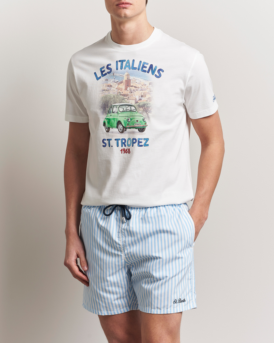 Men | T-Shirts | MC2 Saint Barth | Printed Cotton T-Shirt Italiennes