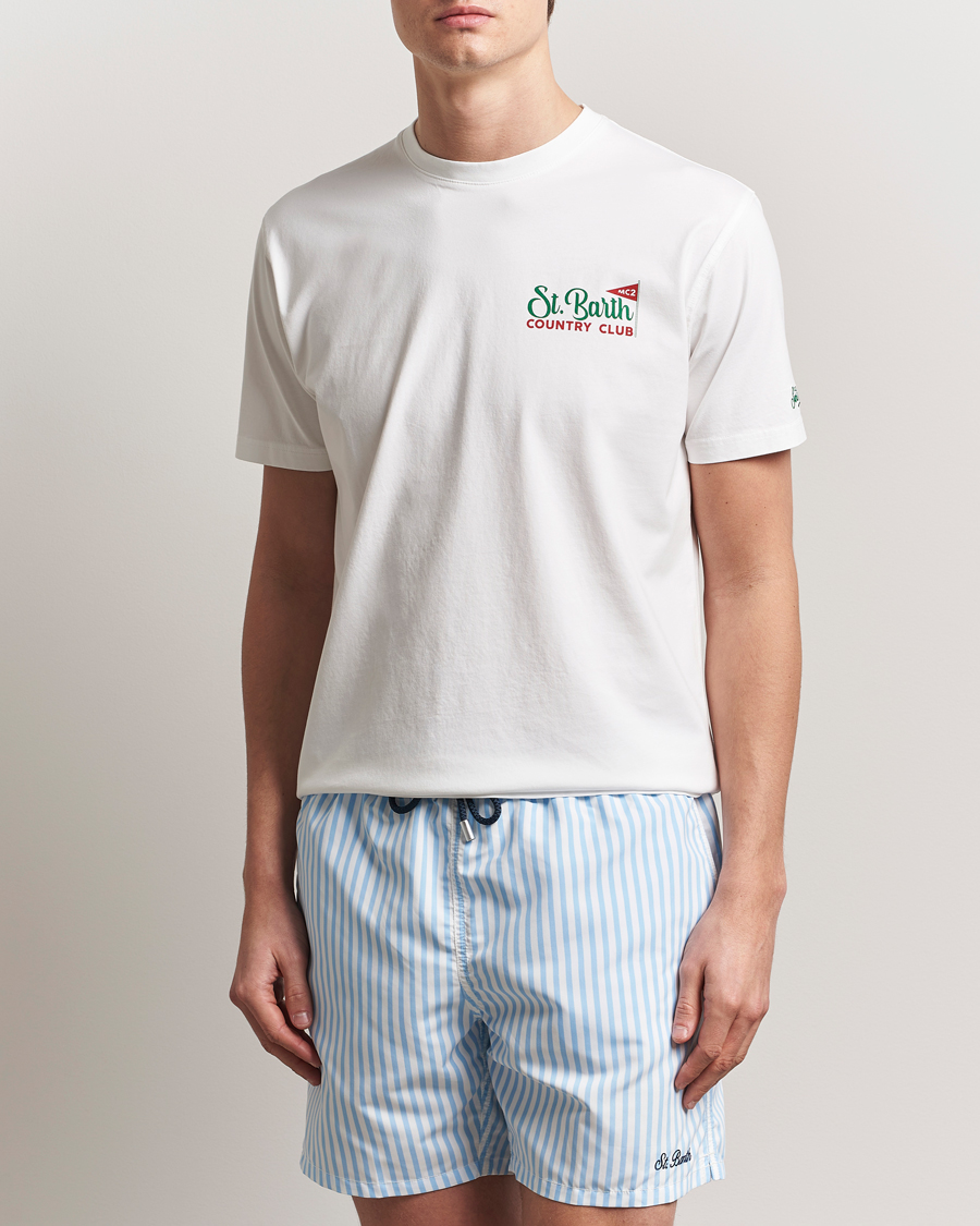 Men | T-Shirts | MC2 Saint Barth | Printed Cotton T-Shirt Country Golf
