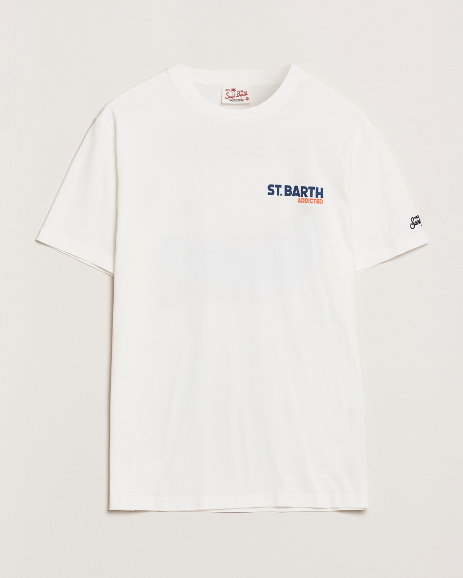 Men | T-Shirts | MC2 Saint Barth | Printed Cotton T-Shirt St Barth Addicted