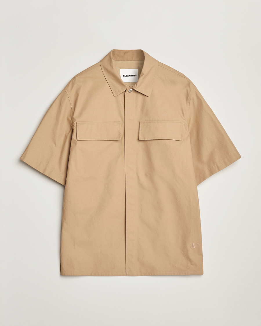 Men | Shirts | Jil Sander | Short Sleeve Pocket Shirt Khaki