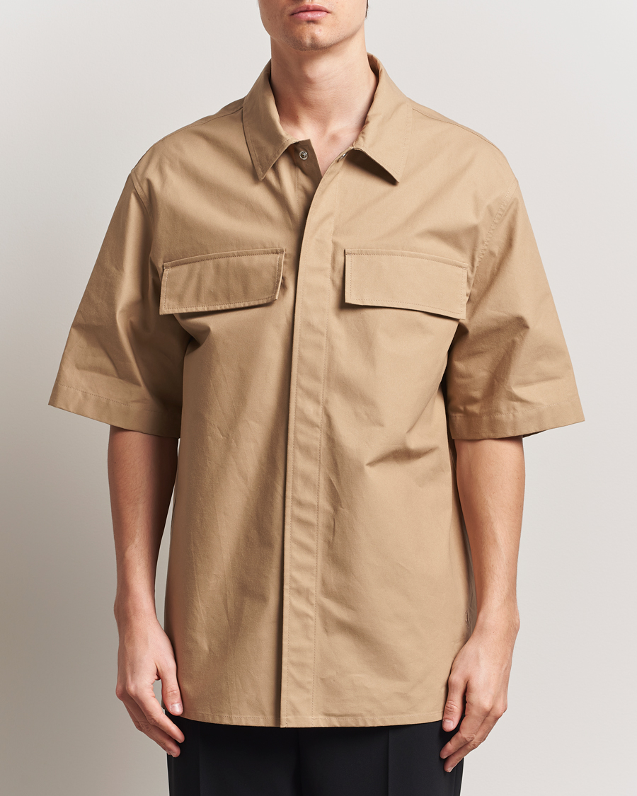 Men | Shirts | Jil Sander | Short Sleeve Pocket Shirt Khaki