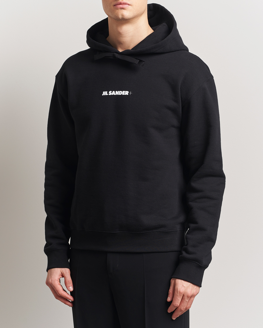 Men | Sweaters & Knitwear | Jil Sander | Terry Logo Hoodie Black