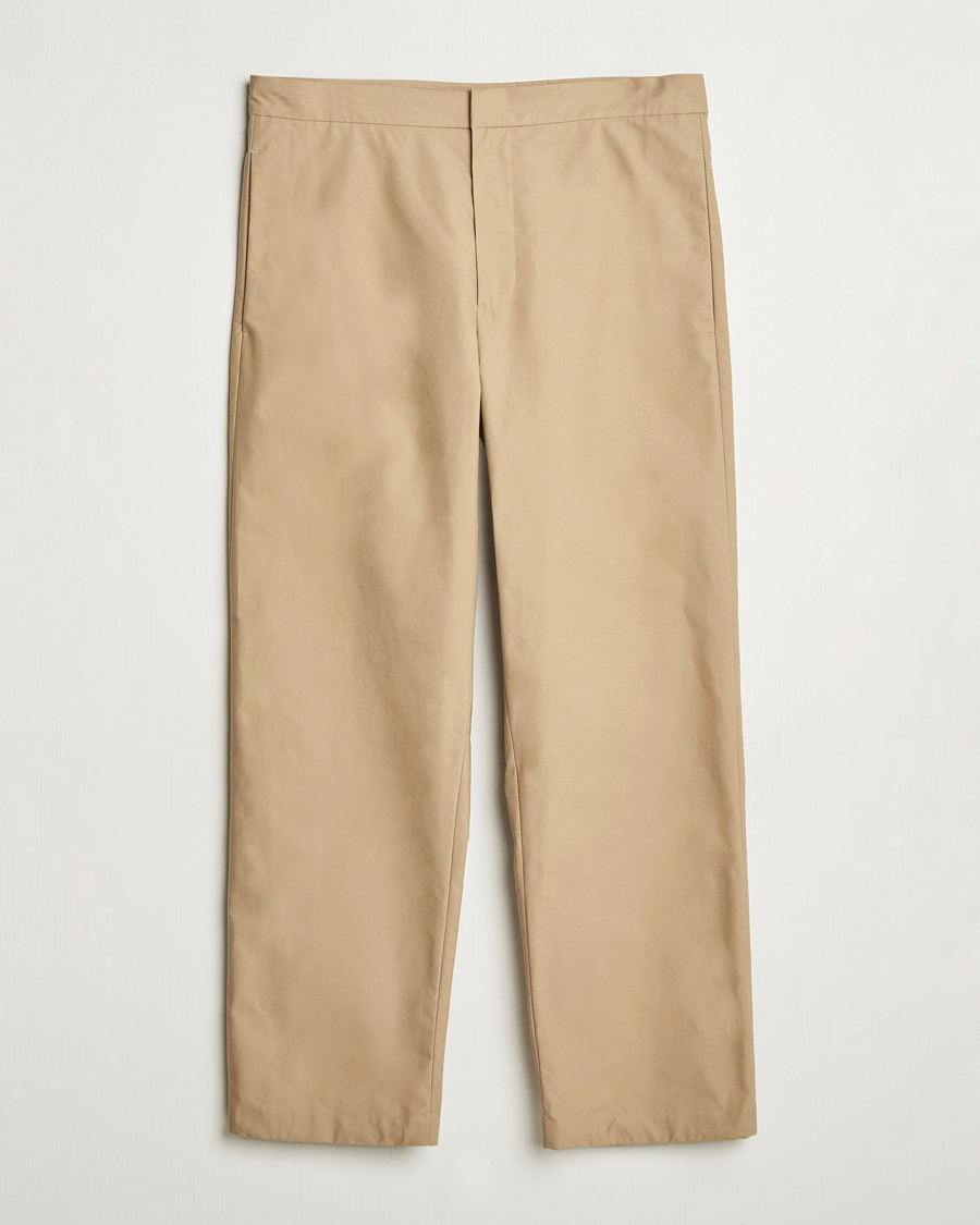 Men | Trousers | Jil Sander | Organic Cotton Trousers Khaki