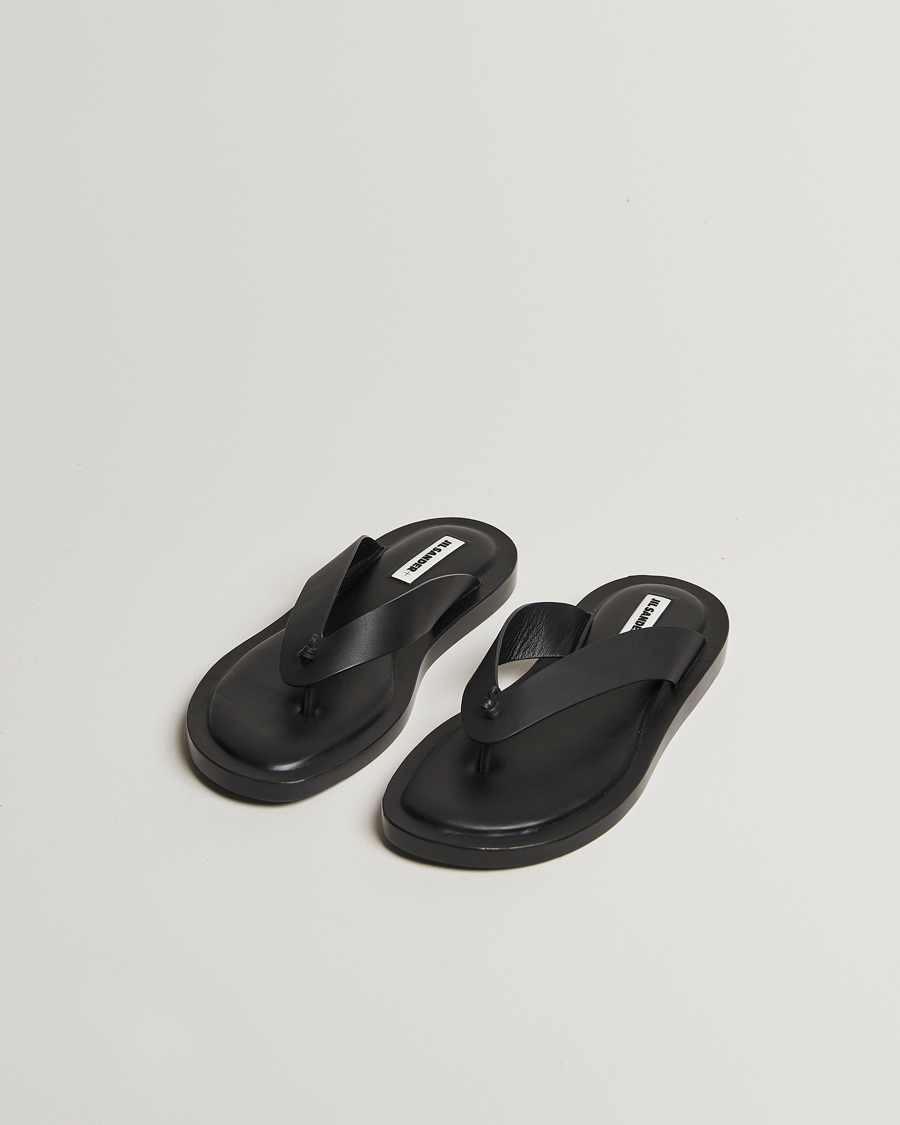 Men | Jil Sander Leather Sandals Black | Jil Sander | Leather Sandals Black