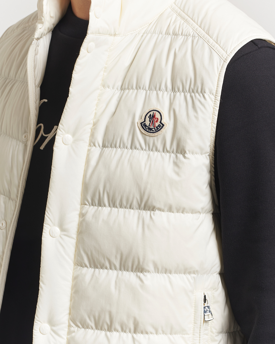 Men | Gilets | Moncler | Barthe Vest White