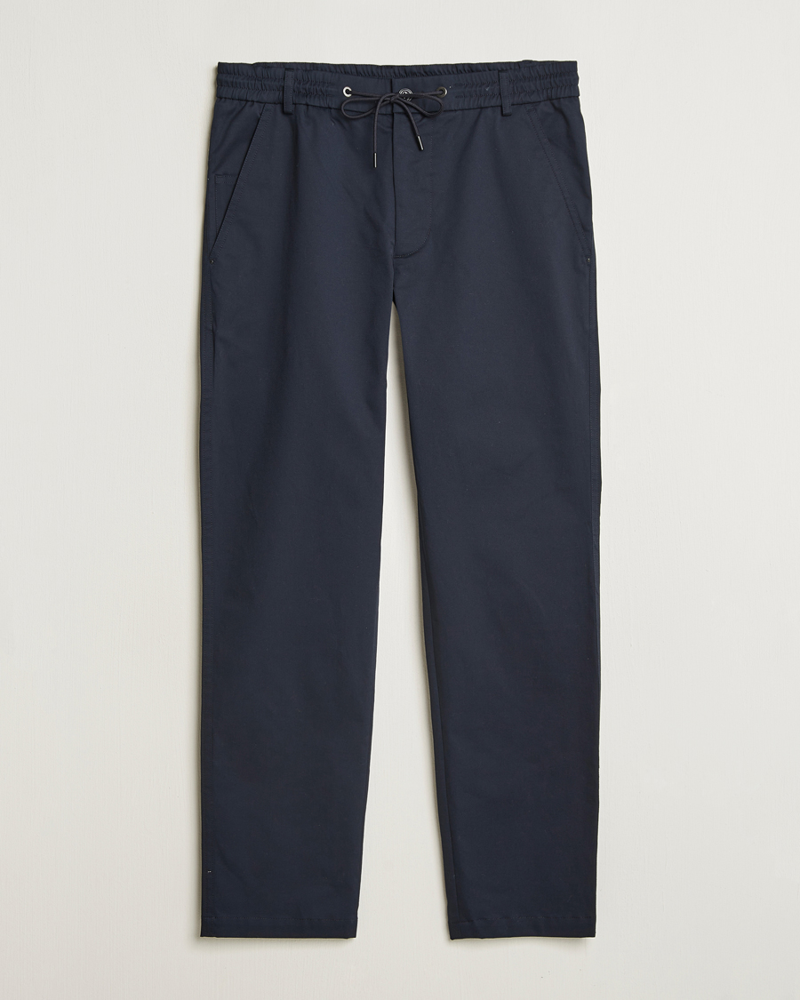 Men | Trousers | Moncler | Drawstring Pants Navy