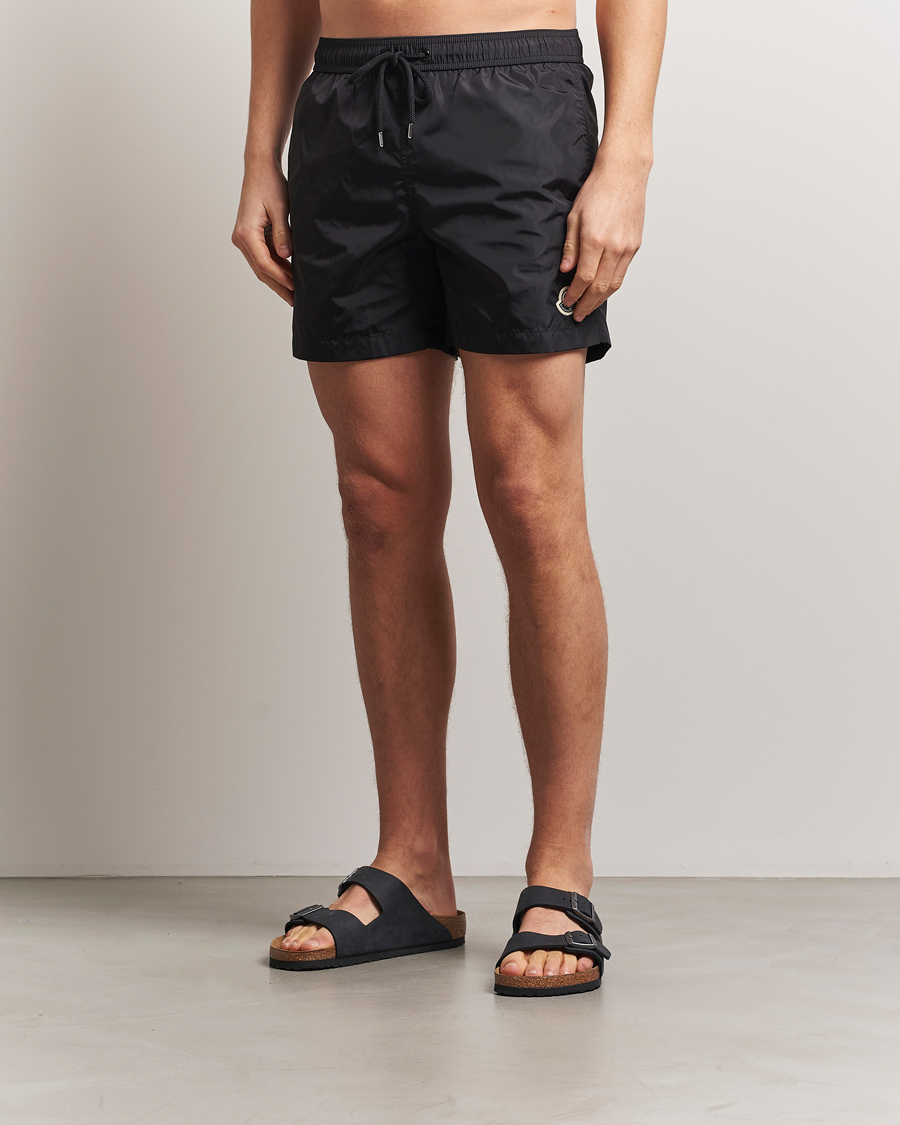 Men | Swimwear | Moncler | Nylon Swim Shorts Black