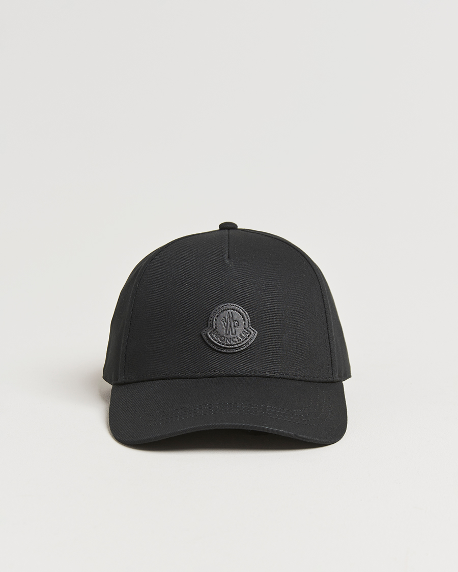 Men | Hats & Caps | Moncler | Tonal Logo Cap Black