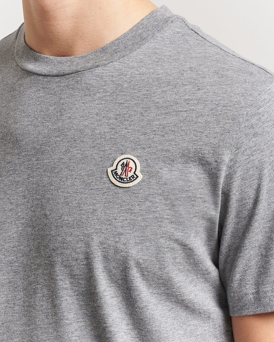 Men | T-Shirts | Moncler | 3-pack Logo T-Shirt Grey/White/Black