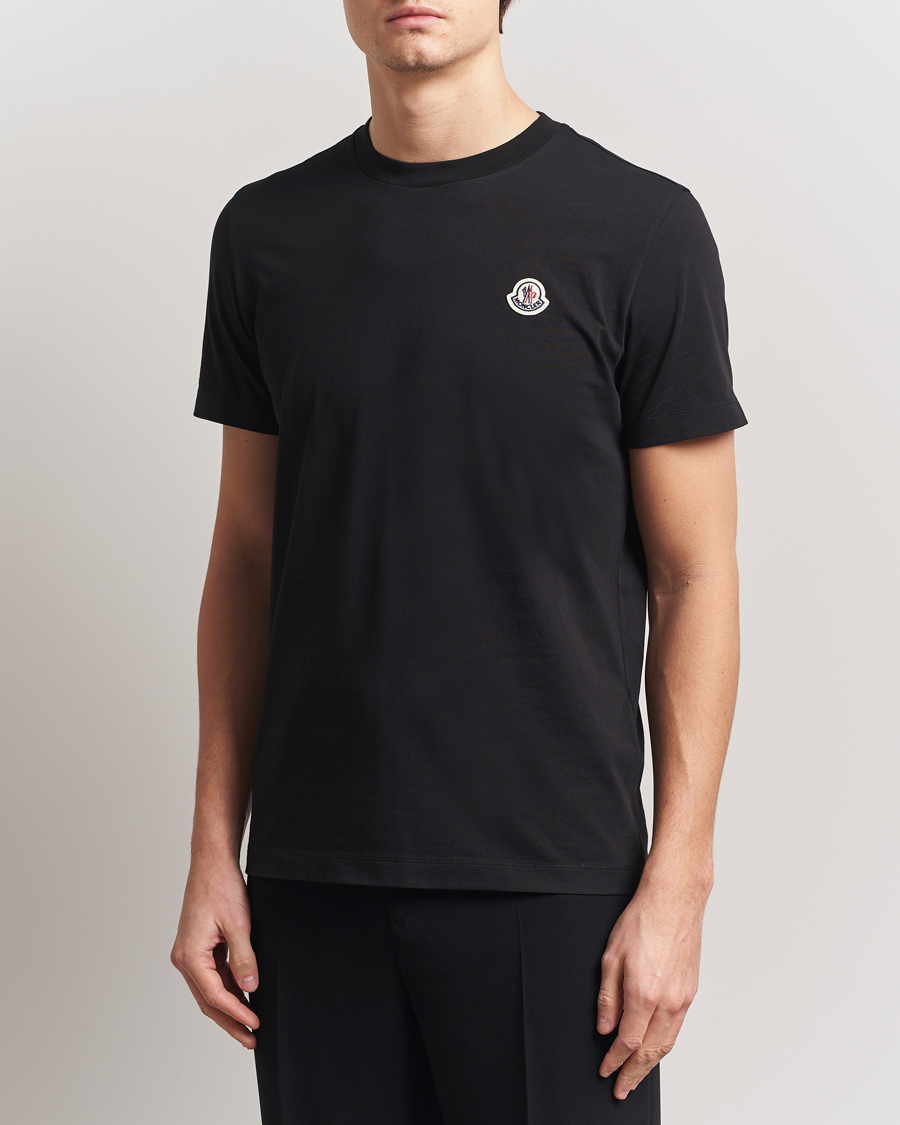 Men | T-Shirts | Moncler | 3-pack Logo T-Shirts Black