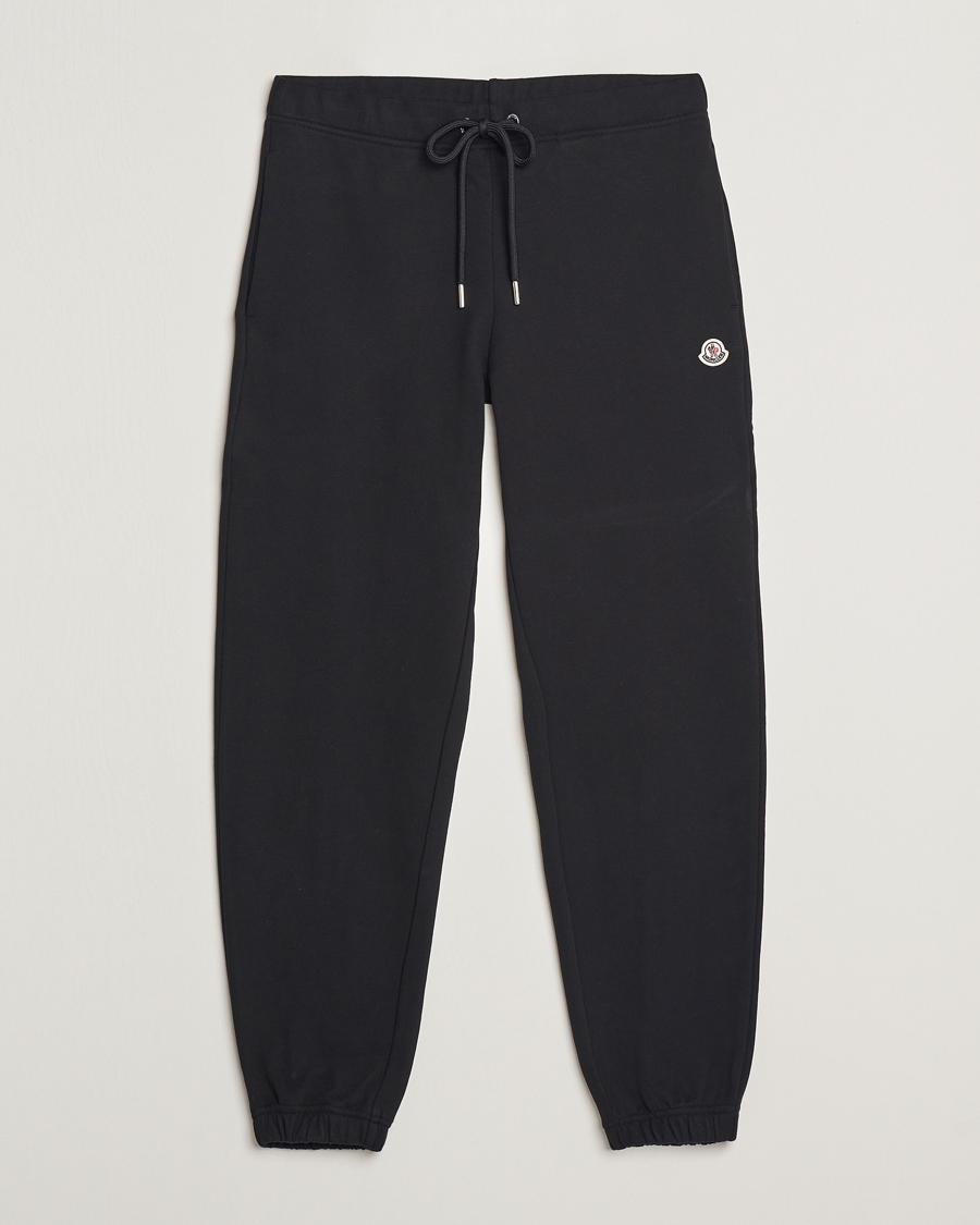 Men | Trousers | Moncler | Logo Sweatpants Black