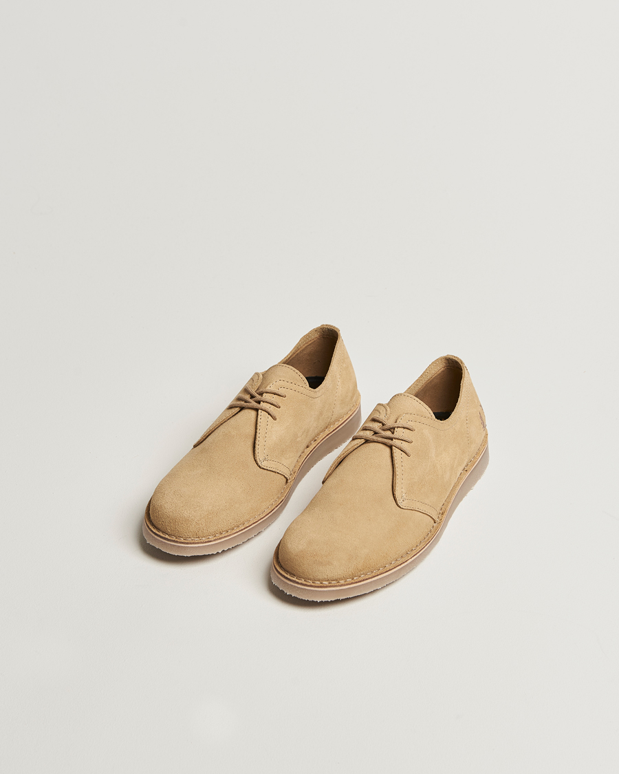Men | Derby Shoes | Fred Perry | Linden Suede Derby Warm Stone
