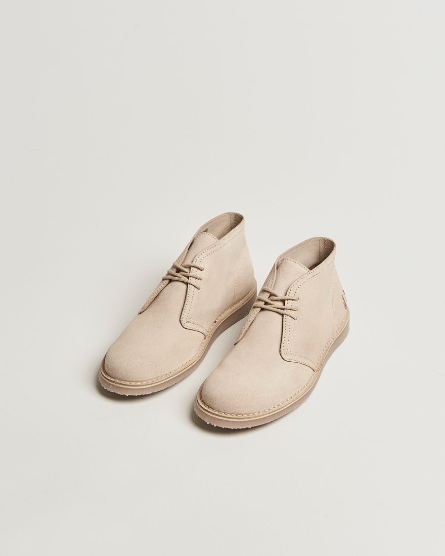 Men | Boots | Fred Perry | Hawley Suede Chukka Boot Oatmeal