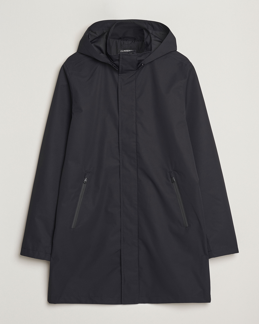Men | Coats & Jackets | J.Lindeberg | Tobias Midlength Jacket Black