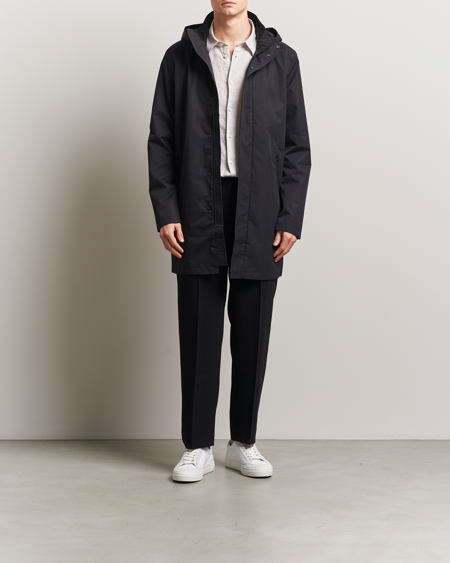 Men | Coats & Jackets | J.Lindeberg | Tobias Midlength Jacket Black